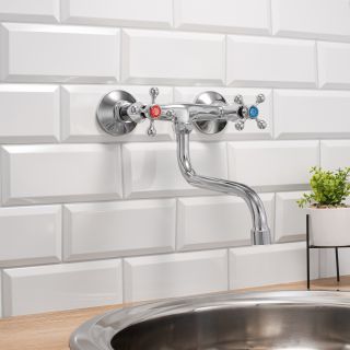 Настенный смеситель для кухни РМС SL71-361 хром